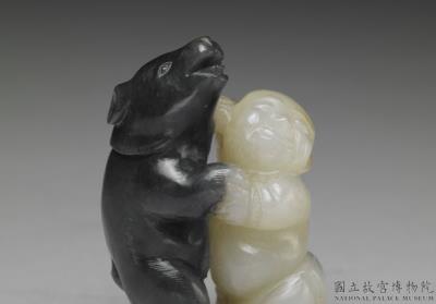 图片[2]-Jade Boy and Bear, Qing dynasty(1644~1911)-China Archive